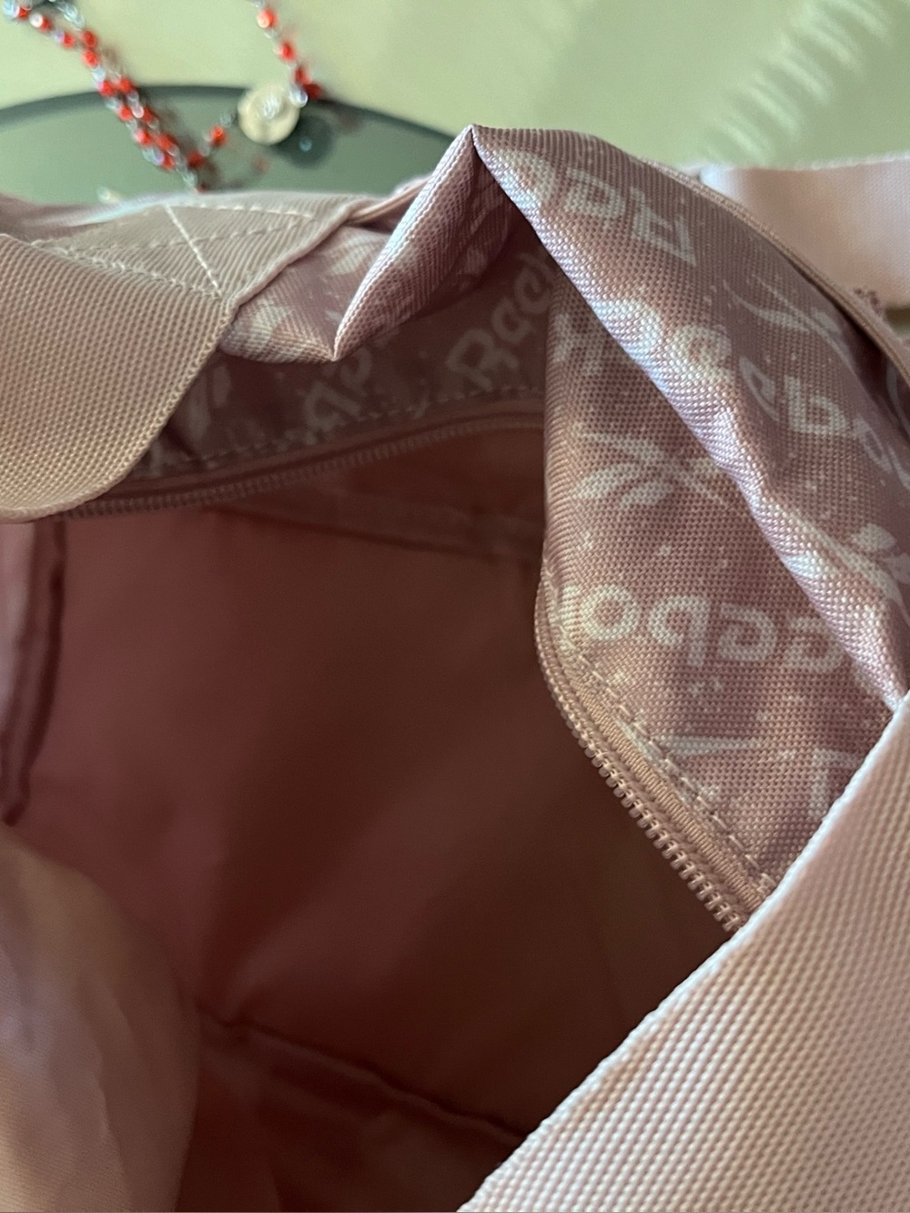 Reebok Pink All-Over Logo Travel Duffle - Picture 4 of 5